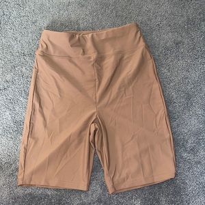 ASOS Brown Biker Shorts